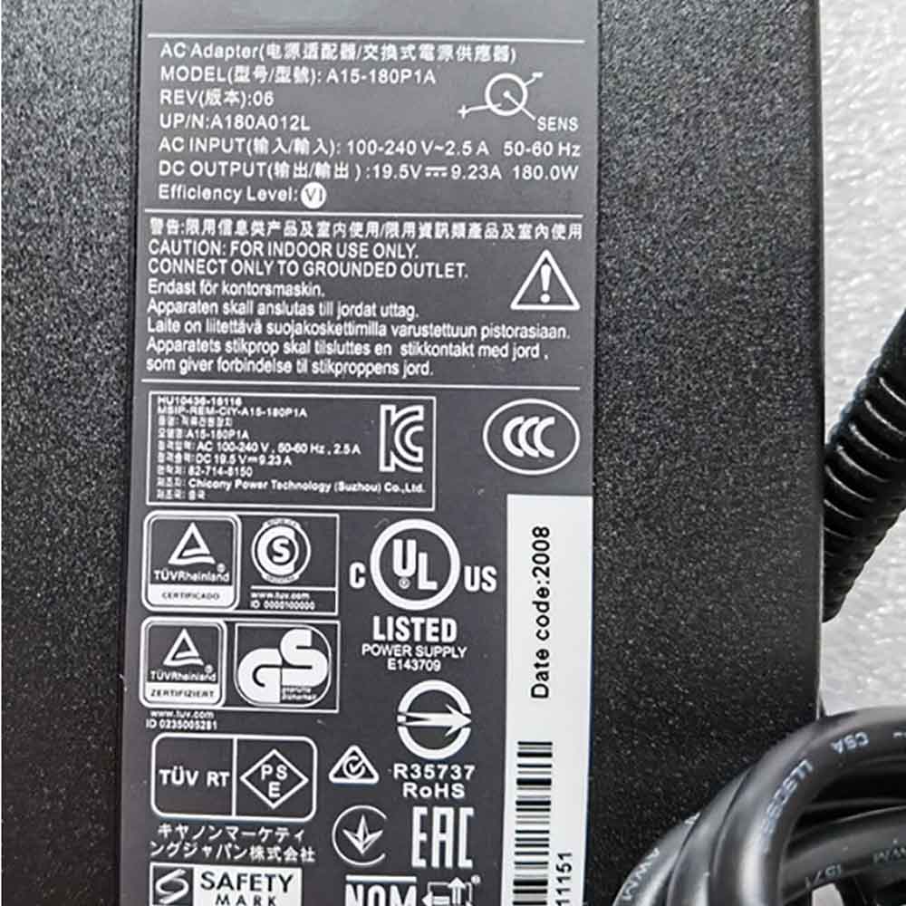 Chicony MSI GL65 9SEK adapter