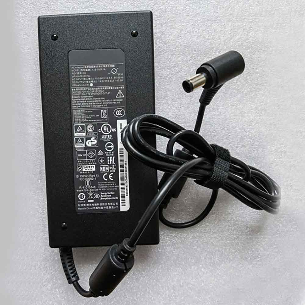 19.5V 9.23A 180W 100V-240V 2.5A 50-60Hz A15-180P1A Laptop Adapter for Chicony MSI GL65 9SEK