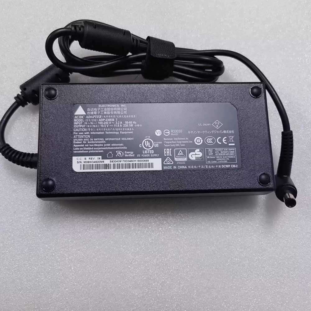 19.5V 11.8A 230W 100-240V 50-60Hz PA-1231-12 Laptop Adapter for Intel NUC 8 VR NUC8i7HVK