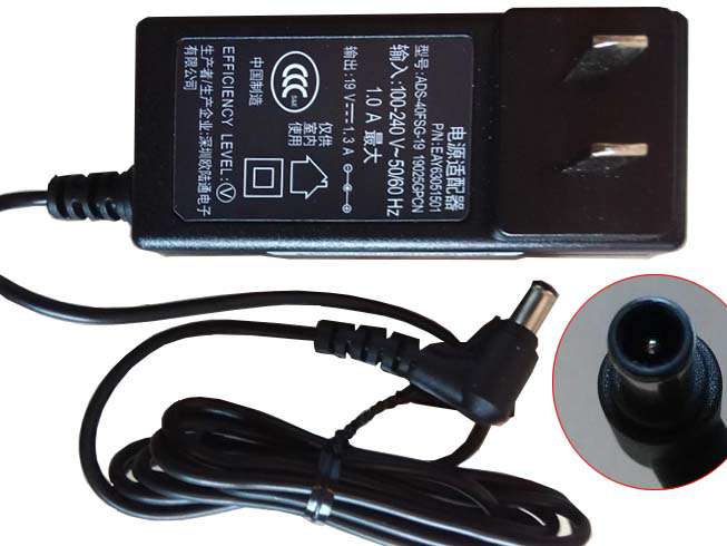 19V 1.3A 25W 100-240V-50/60Hz 1.0A(1,0A) LG E2249 E1948SX PC Replacement Adapter