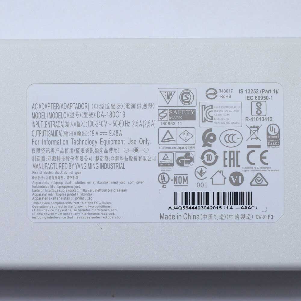 LG DA-180C19 EAY64449302 adapter