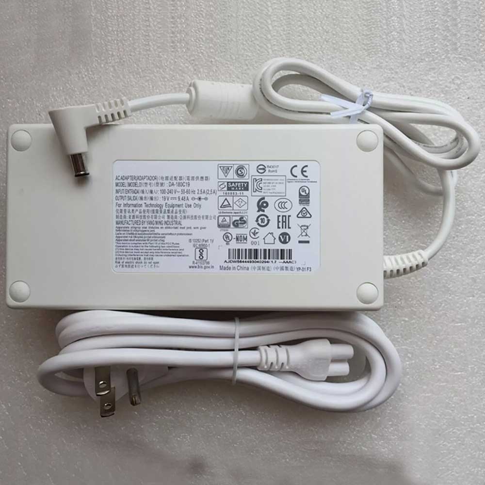 19V 9.48A 180W 100-240V-50/60Hz 2.5A(2.5A) LG DA-180C19 EAY64449302 Replacement Adapter