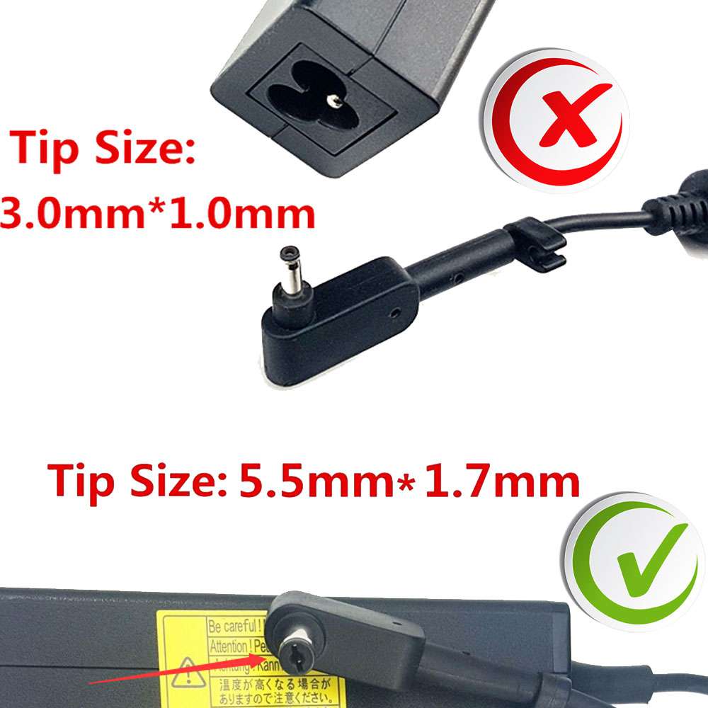 ACER Aspire ES1-411-C3W3 ES1-512-C8JU  adapter