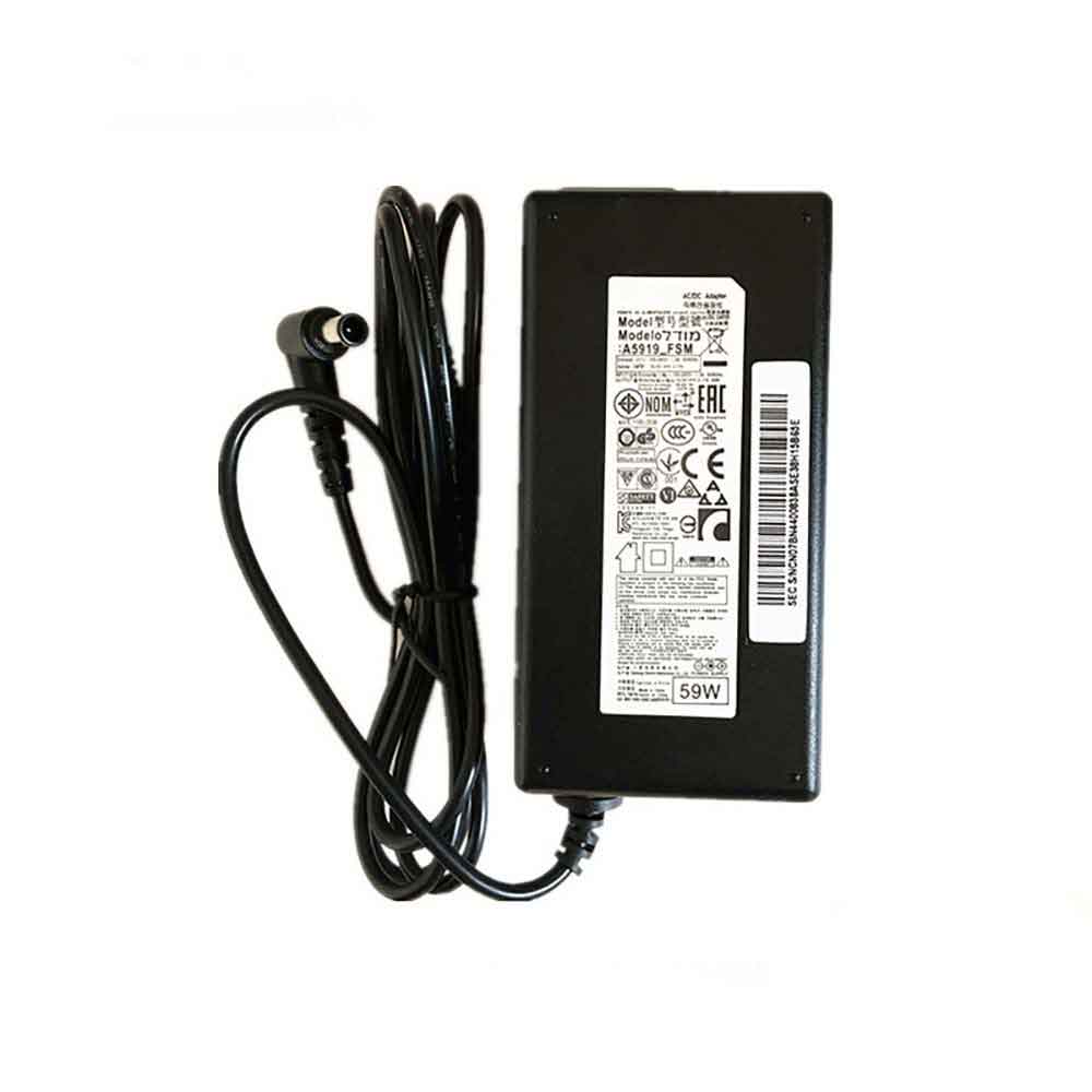 19V 3.17A 59W(19V 3.42A 65W) 100-240V 1.5A 50-60Hz Samsung BN44-00887D U32J592UQ TV Monitor Replacement Adapter