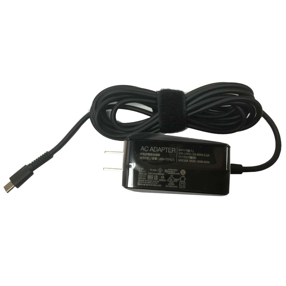 20V 2.25A/15V 3A/12V 3A/5V 2A 45W 100-240V, 50-60Hz ASUS ZenBook 3 UX390 UX390U UX390UA Replacement Adapter