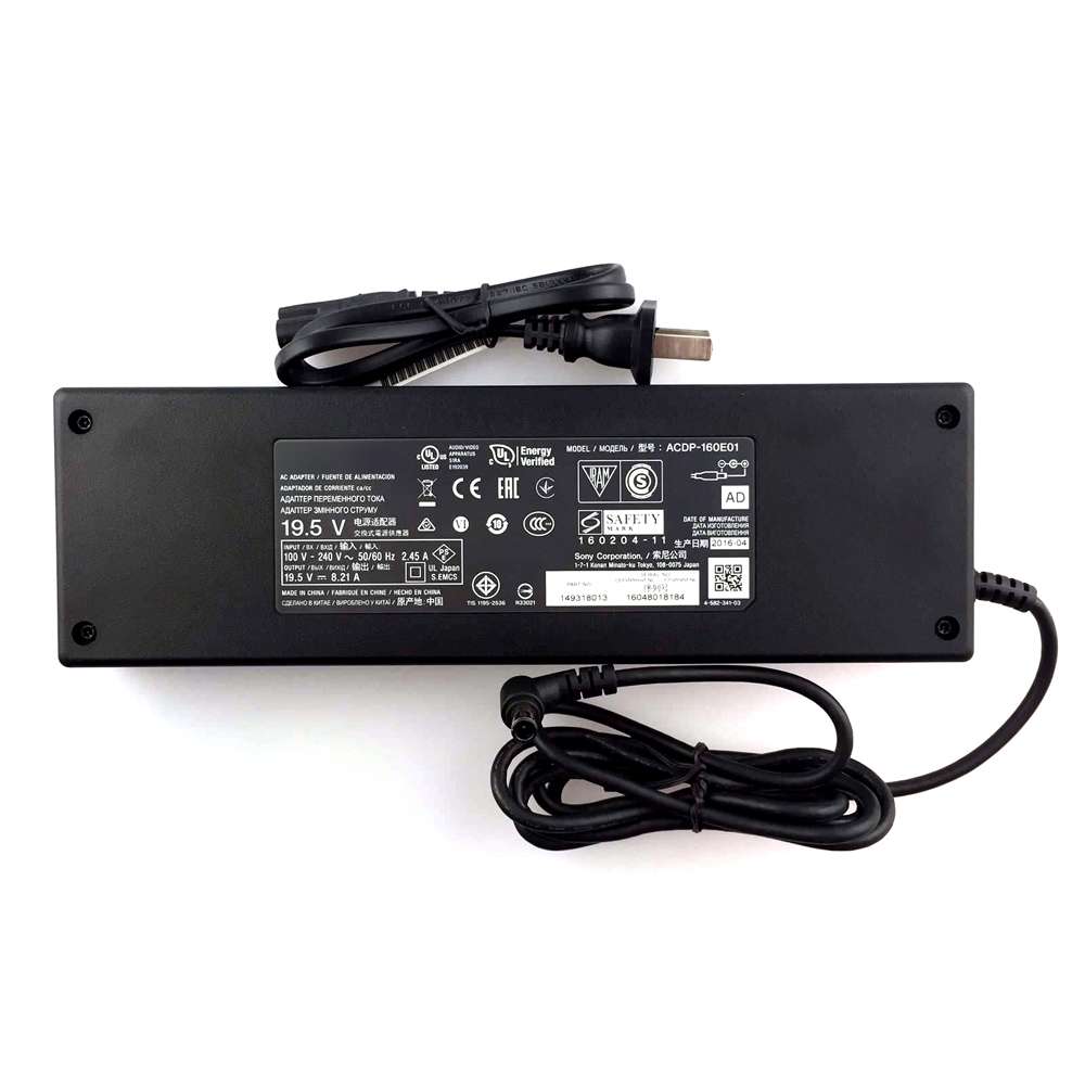 ACDP-160D01 100-240V     50/60Hz(for worldwide use) Replacement adapter for Sony TV XBR-49X800D KD-49XD8588
