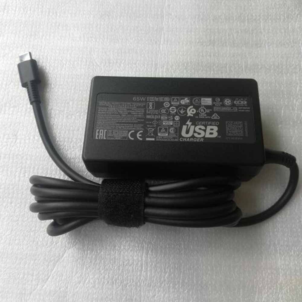 5V 3A/9V 3A/12V 

5A/15V 4.33A/20V 3.25A 65W 100-240v / 50-60Hz TPN-CA06 AC Adapter for HP Chromebook X360 14-CA051WM 14-CA051WM