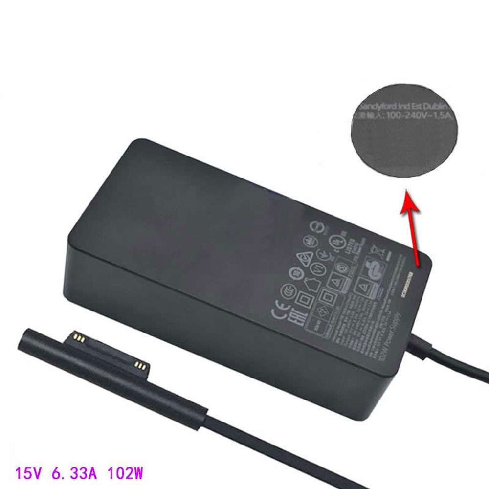 15V 6.33A 100-240V, 50/60Hz 1798 Laptop Adapter for Microsoft Surface Book 1798 Enhanced Edition i7