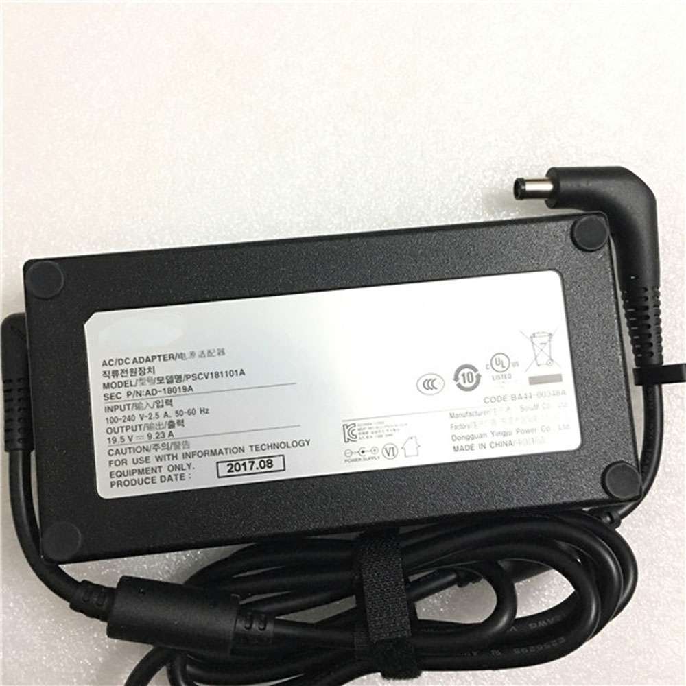19.5V 9.23A 180W 100-240V 2.5 A 50-60Hz PA1181-96 Laptop Adapter for Samsung PSCV181101 AD-18019A