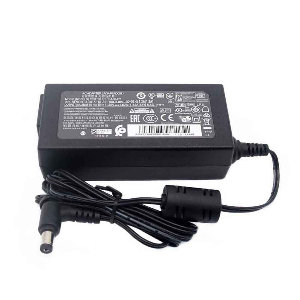 25V 1.52A 38W 100-240V 50-60Hz LG SLM3D Sound Bar MS-Z1520R250-038A0-P Replacement Adapter