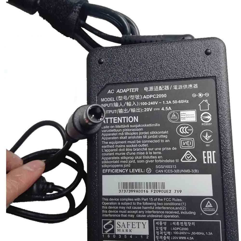 Philips AOC ViewSonic VS16485 XG-2703 XG3420C ADPC2090 Monitor adapter