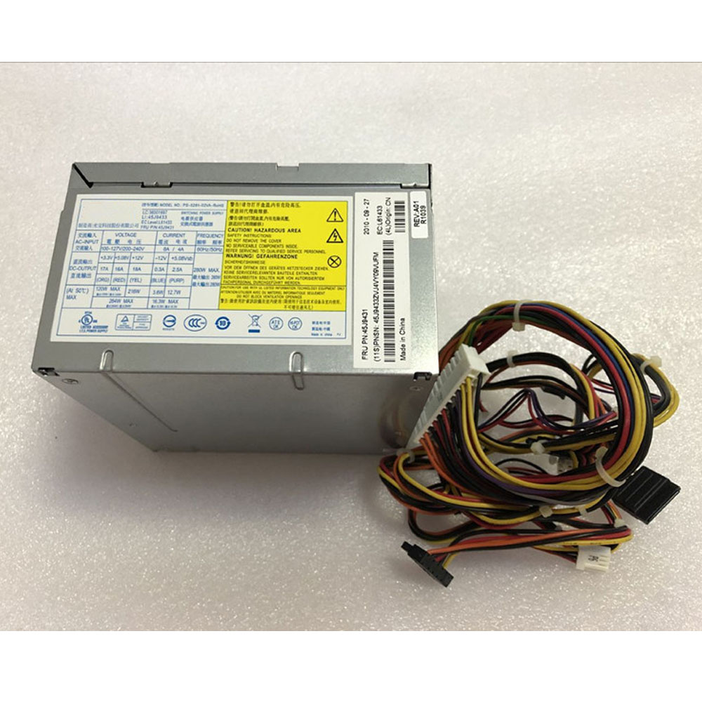 280W 100-127V/200-240V Lenovo PS-5281-02VA-RoHS 45J9433 45J9431 54Y8854 Replacement Adapter