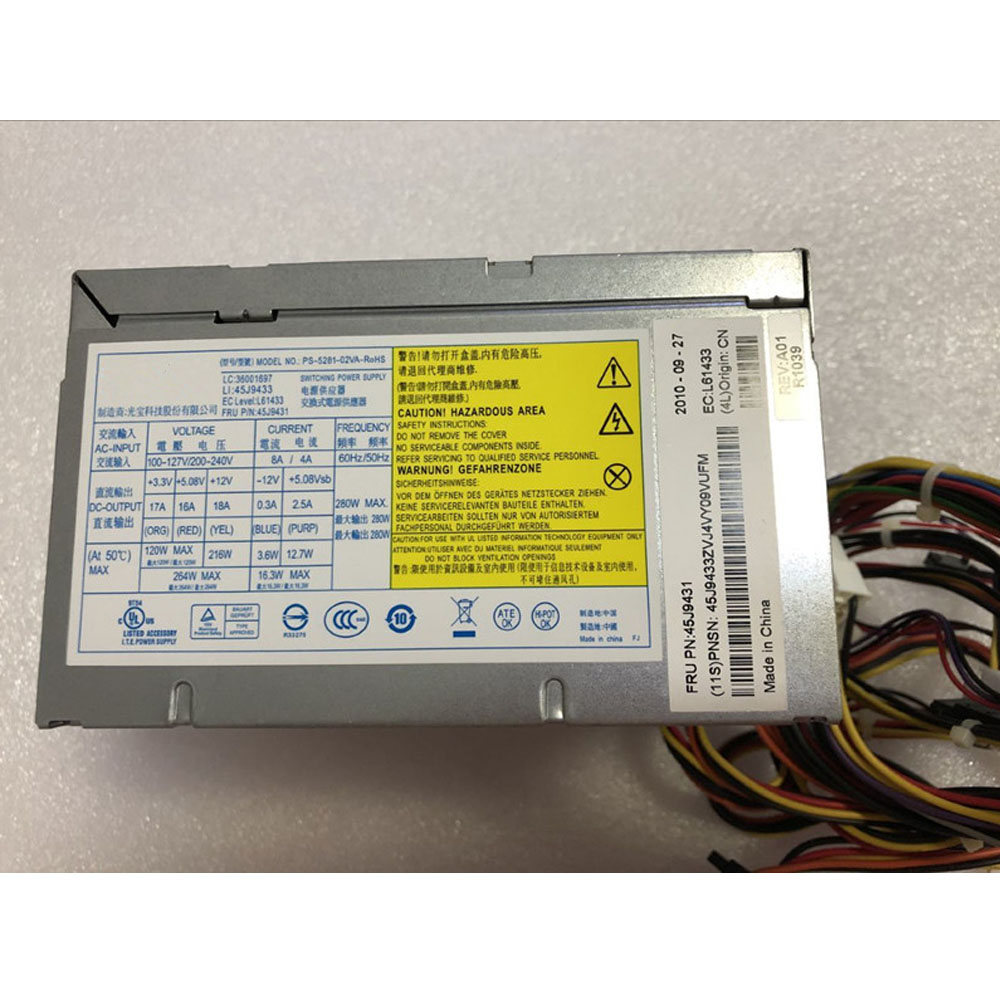 Lenovo PS-5281-02VA-RoHS 45J9433 45J9431 54Y8854 adapter