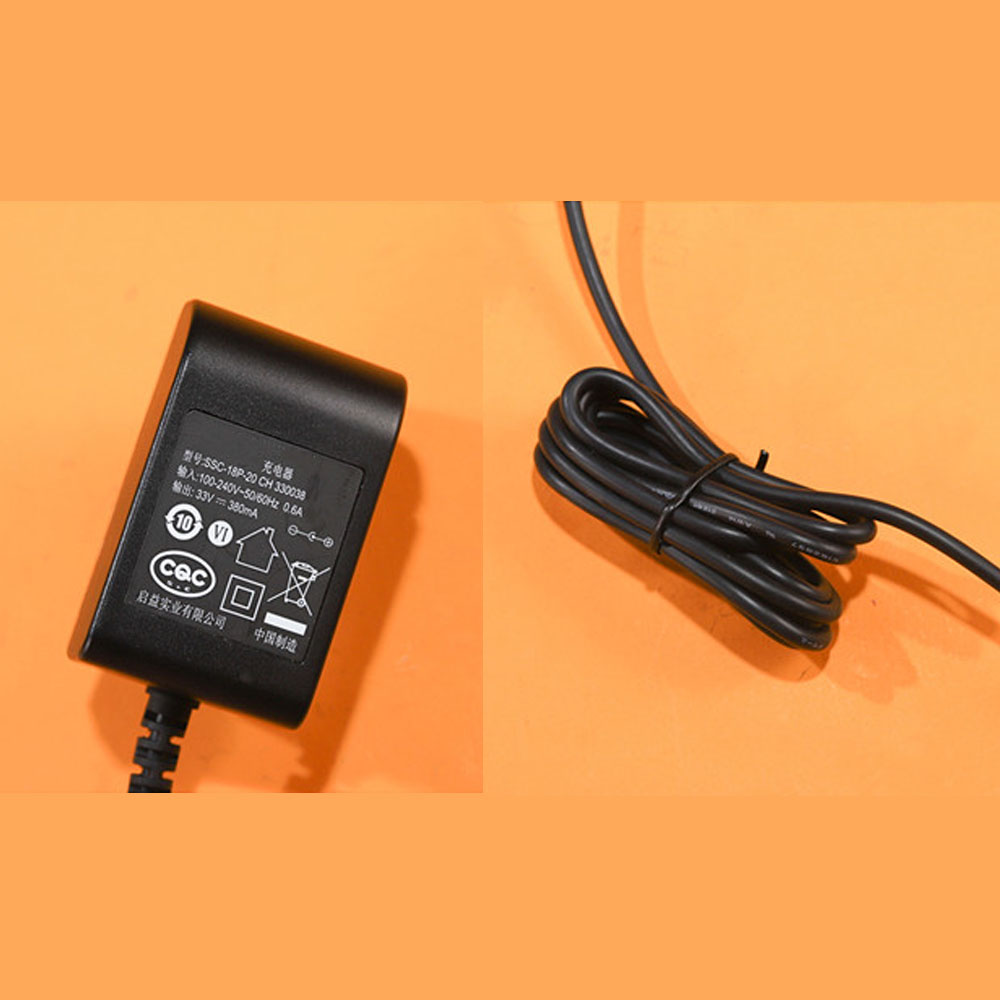 33V 380Mah 12.5W 100-240V 50-60HZ 0.6A SSC-18P-20 AC Adapter for Philips Vacuum Cleaner FC6409 FC6408 FC6407 FC6171
