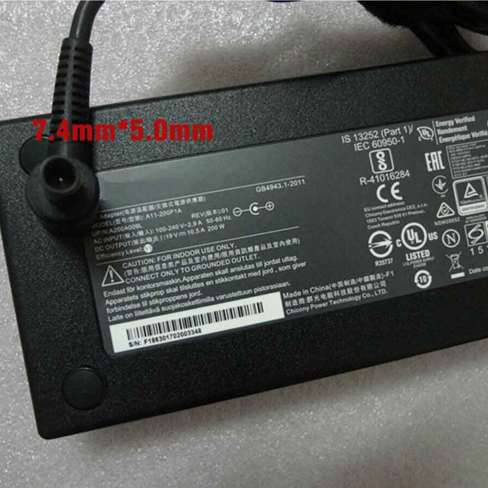 Chicony MSI GE63 Raider RGB 8RE-012US adapter