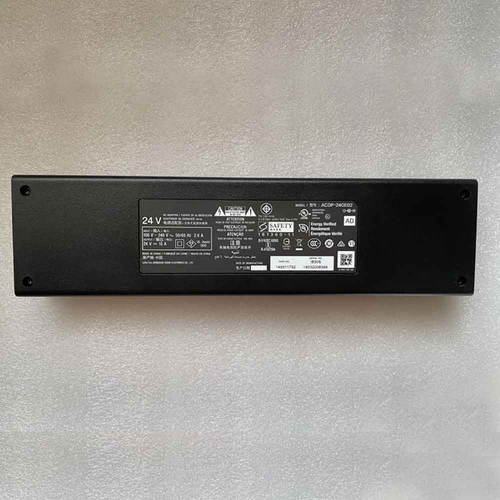 24V 9.4A/10A 240W 100V-240V 2.6A 50-60Hz Sony XBR65X930D 65-Inch 4K Ultra HD 3D Smart TV Replacement Adapter