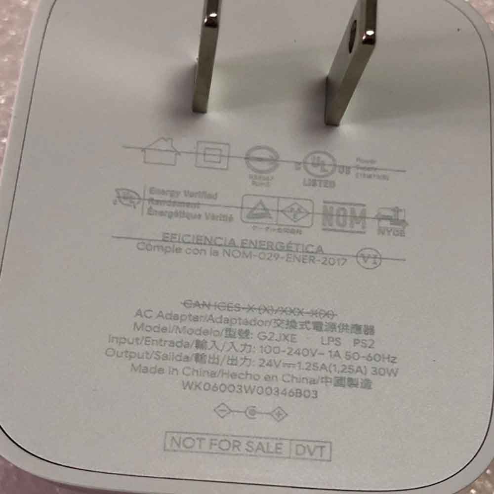 Google Home Nest Hub Max Audio Charger adapter
