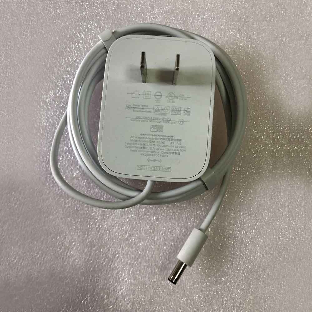 24V 1.25A 100-240V-1A 50-60Hz W18-030N1A AC Adapter for Google Home Nest Hub Max Audio Charger