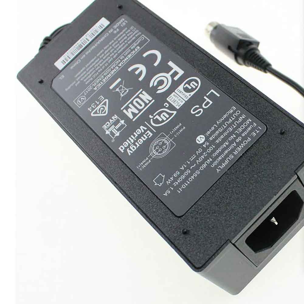 54.0V 1.1A 59.5W 100-240V 50-60Hz 1.5A NU60-S540110-I1 Laptop Adapter for I.T.E NU60-S540110-I1