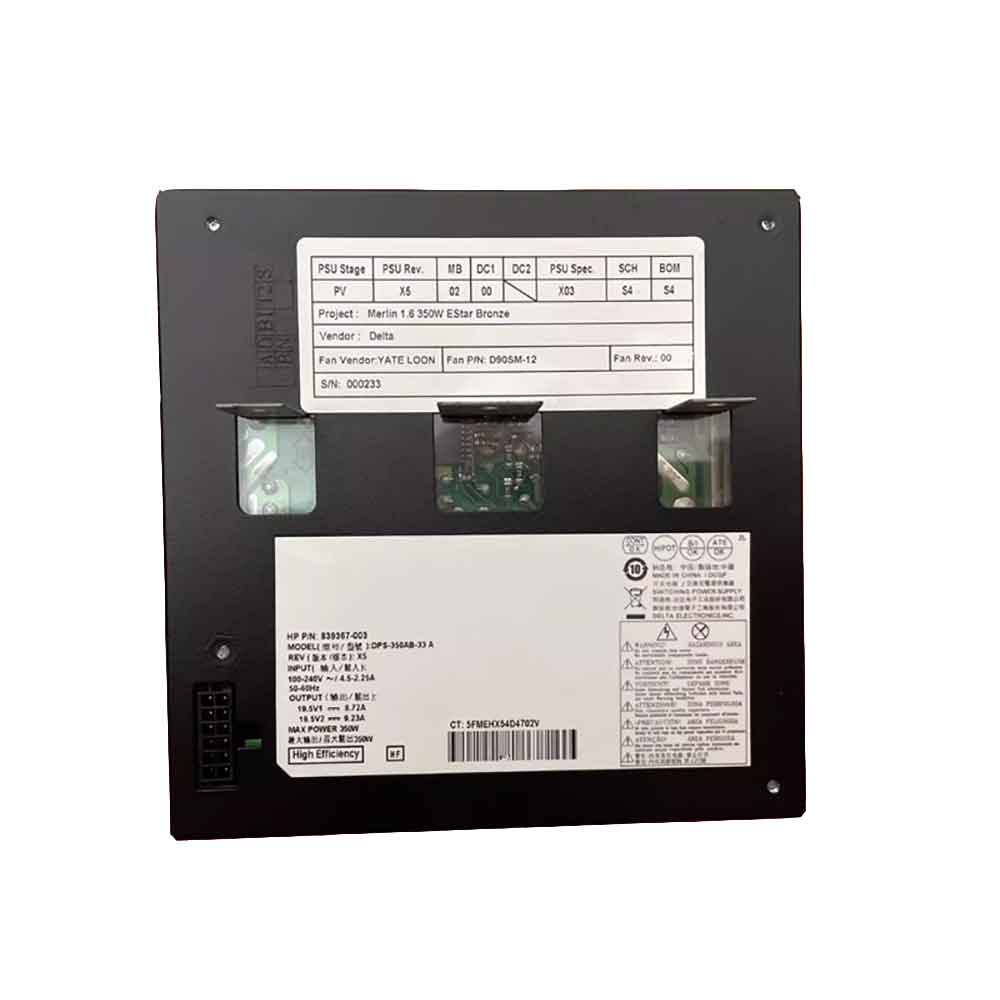 19.5V1==8.72A 100-240V 4.5-2.25A 50-60Hz 839367-003 Power Supply for HP Sprout Pro G2