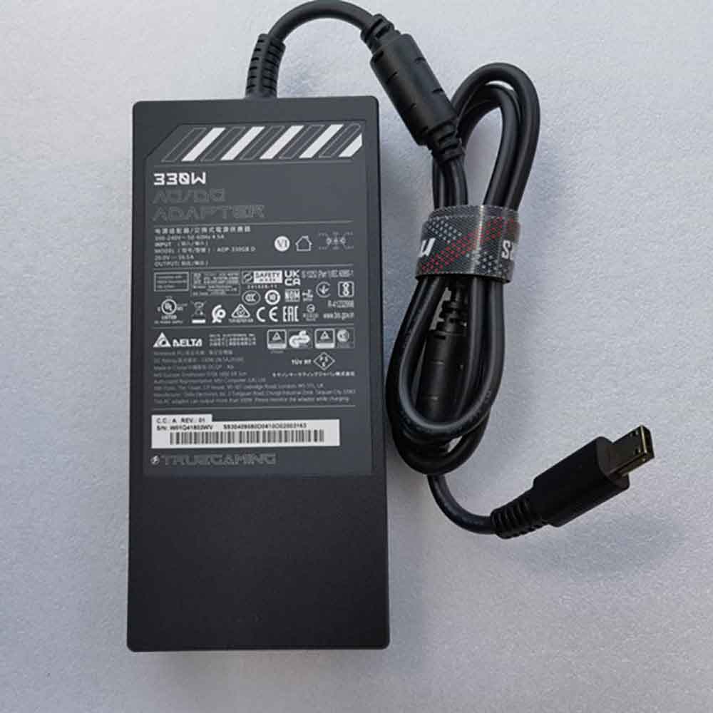 20V 16.5A 330W 100-240V 50-60Hz MSI Raider GE68HX 14VIG RTX4090 Replacement Adapter