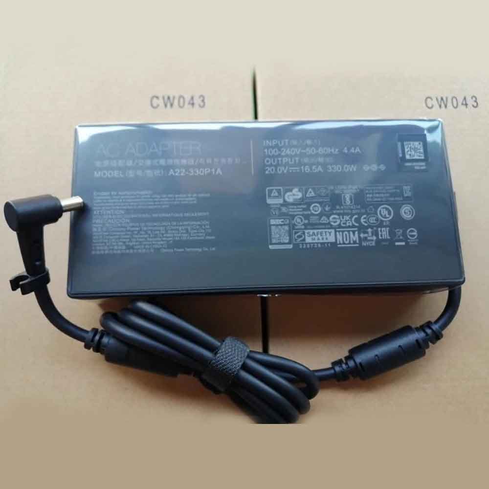 20.0V 16.5A 330.0W 100-240V 50-60Hz A21-330P1A Laptop Adapter for Asus ROG Zephyrus Duo 16 2023 GX650PY