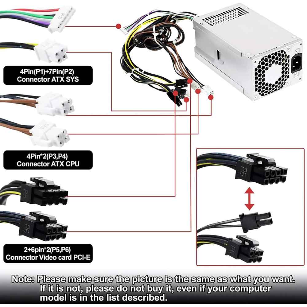 HP Z2 Z1 800 880 G4 G5 G6 adapter