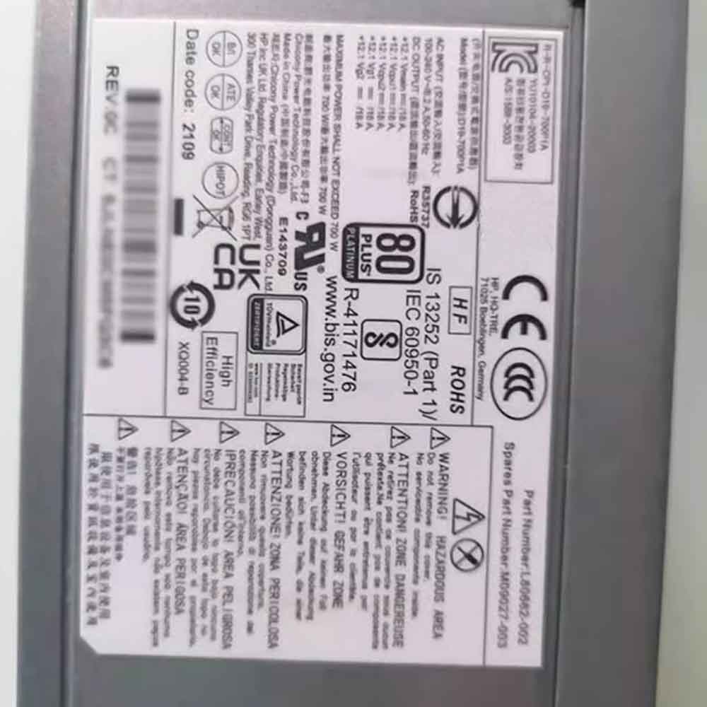HP Z2 G5 TWR adapter