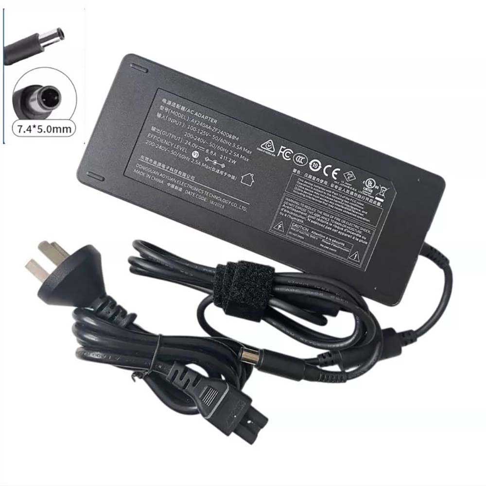 24V 8.8A 211.2W 200-240V 50-60Hz 2.5A AY240AA-ZF240088M Laptop Adapter for Aoyuan AY240AA-ZF240088M