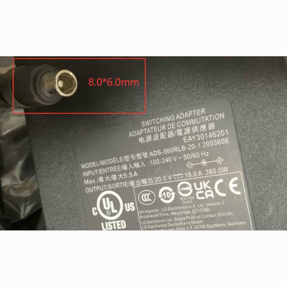 LG 45GX950A 45GX950A-B (45 UltraGear OLED) adapter