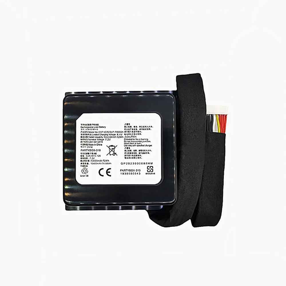 7.2V 10000mAh GSP-ICR2S4P-PB350A Bluetooth Speakers Battery for JBL PartyBox 310