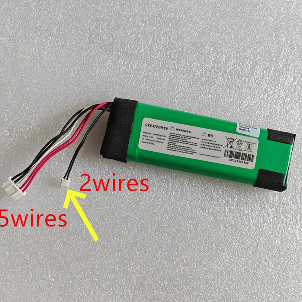3.7V 6000mAh/22Wh GSP872693-03 Bluetooth Speakers Battery for Jbl FLIP3
