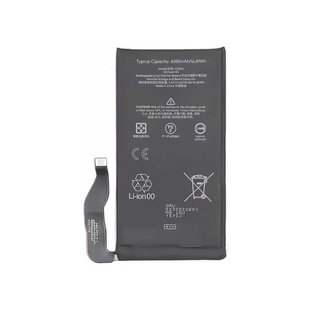 3.86V 4355mAh GZE8U Smartphone Battery for Google Pixel 7