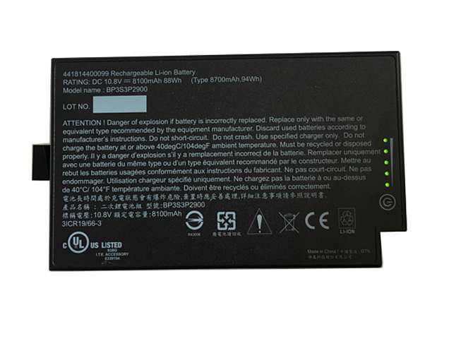 10.8V 8100mAh Getac B300 B300X BP3S3P2900(P) Replacement Battery
