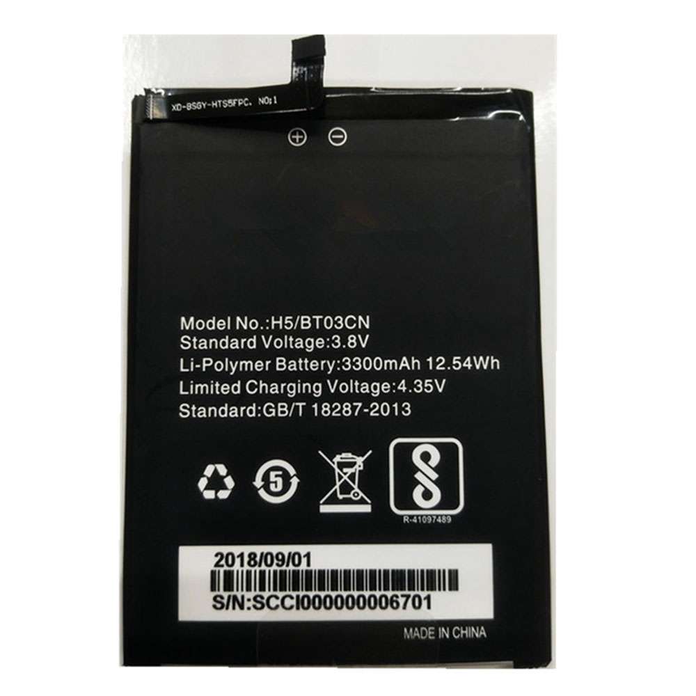 Homtom H5 BT03CN battery