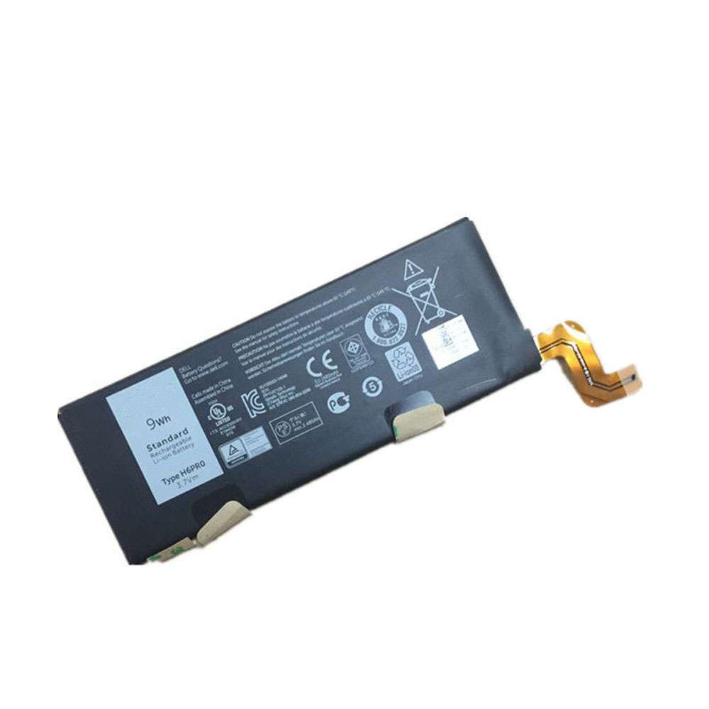 3.7V 9Wh Dell H6PRO H6PR0 Replacement Battery