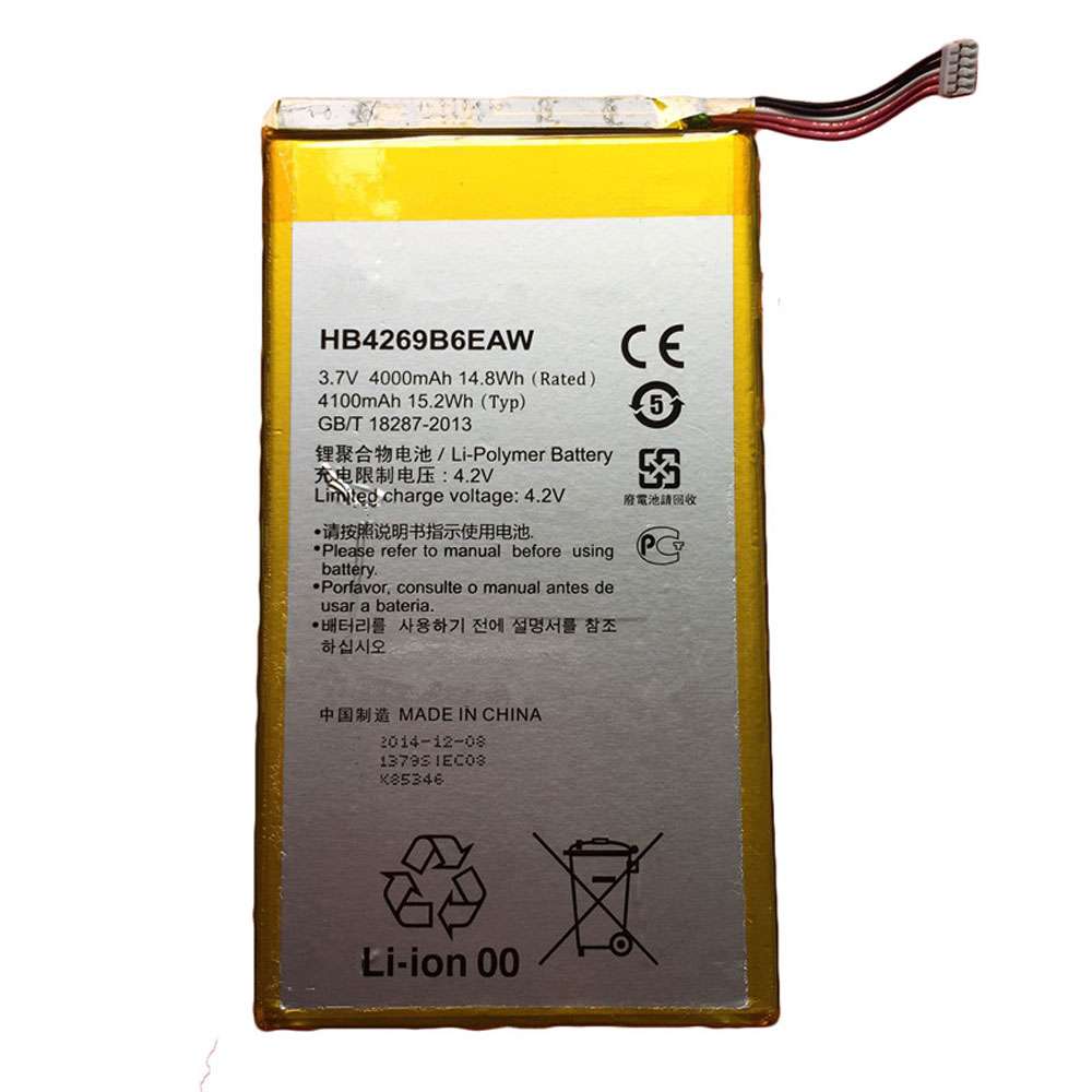 3.7V/4.2V 4000mAh/14.8WH HB4269B6EAW Smartphone Battery for HUAWEI Honor X1 4G 7D-504L &amp; X1 7D-504