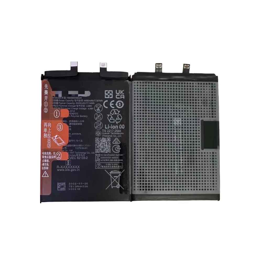 3.88V 4420mAh HB456593EGW Smartphone Battery for Huawei HB456593EGW