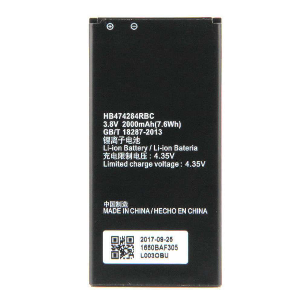 3.8V/4.35V 2000MAH/7.6Wh HB474284RBC Smartphone Battery for Huawei Ascend G521 G601 G615 G620 Y550 C8816 C8817 8816