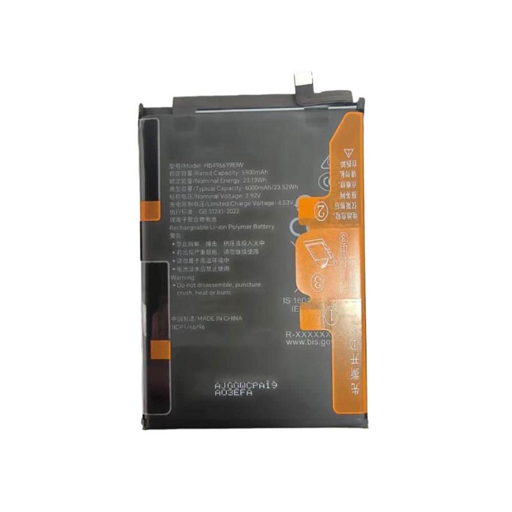 3.92V 6000mAh HB496699EIW Smartphone Battery for HONOR Enjoy 60