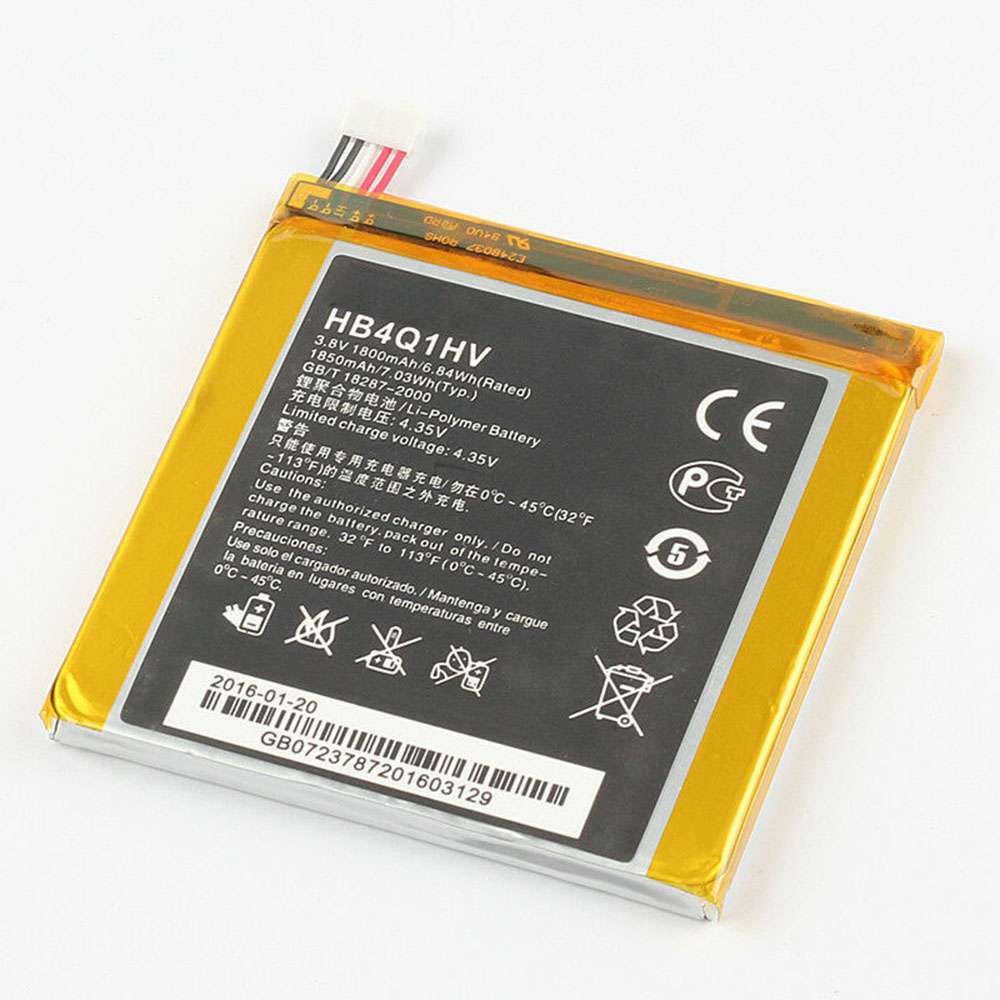3.8V/4.35V 1800mAh/6.84WH Huawei U9200 T9200 U9500 Ascend P1 D1 Replacement Battery