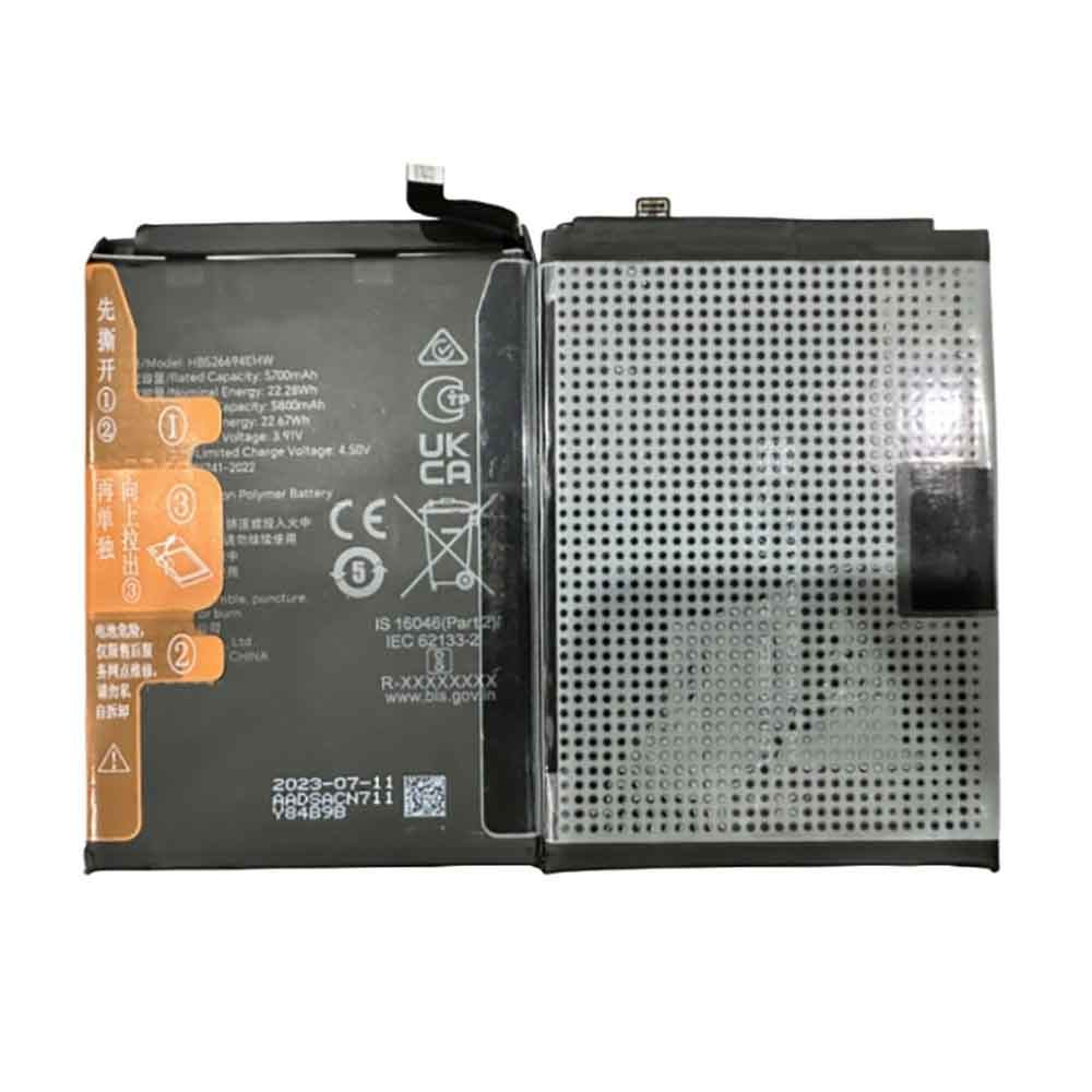 3.91V 5800mAh Honor X50 X50i Replacement Battery