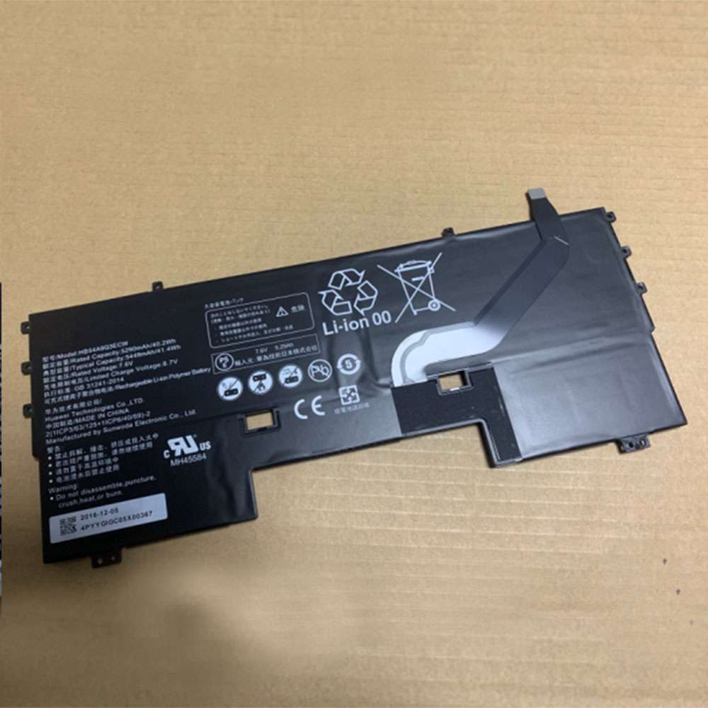 7.6V/8.7V 5449mAh Huawei MateBook X WT-W09 Replacement Battery