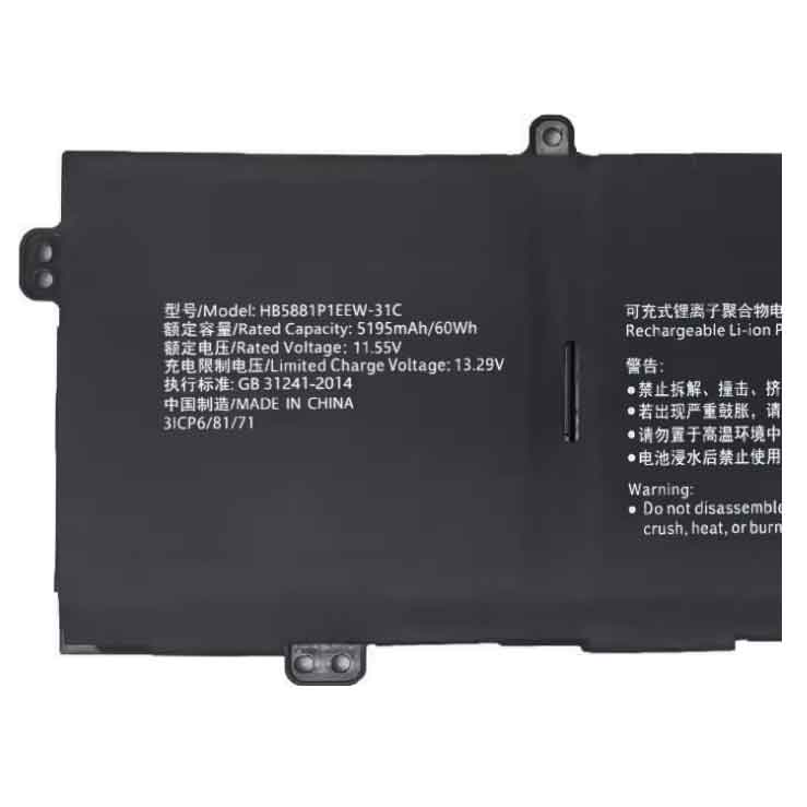 Huawei MateBook 14s 2021 HKD-W76 HKD-W56 HB5781P1EEW-31C battery