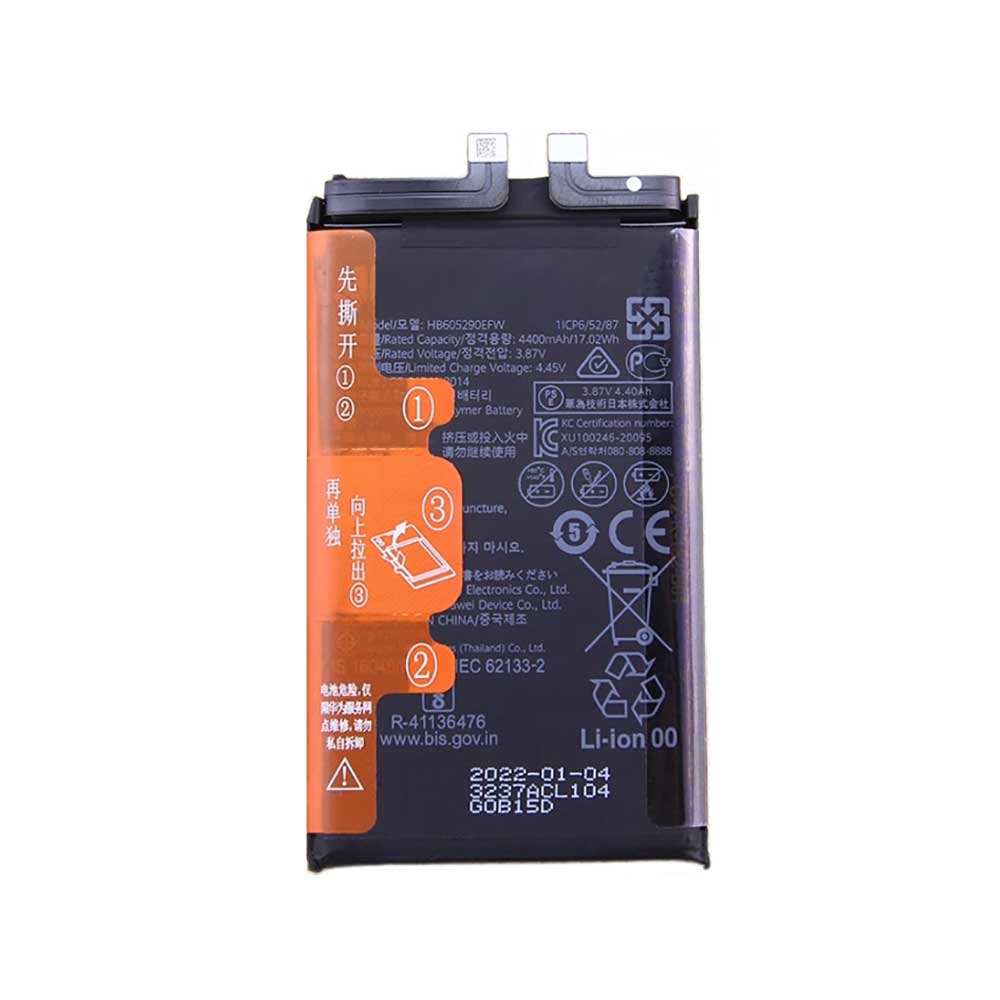 3.87V 4400mAh HB605290EFW Smartphone Battery for Huawei Mate X2
