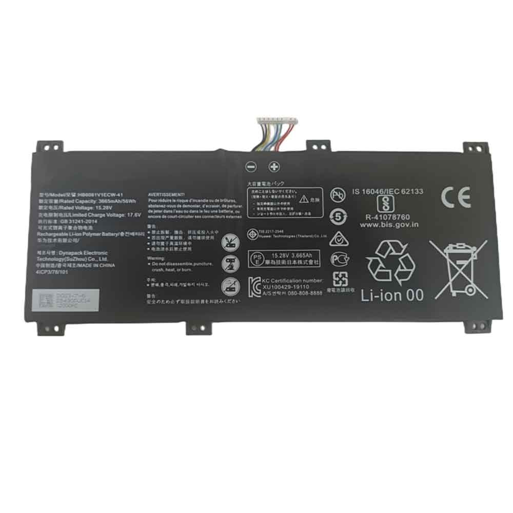 15.28V 3665mAh Huawei MagicBook Pro 10210U Replacement Battery