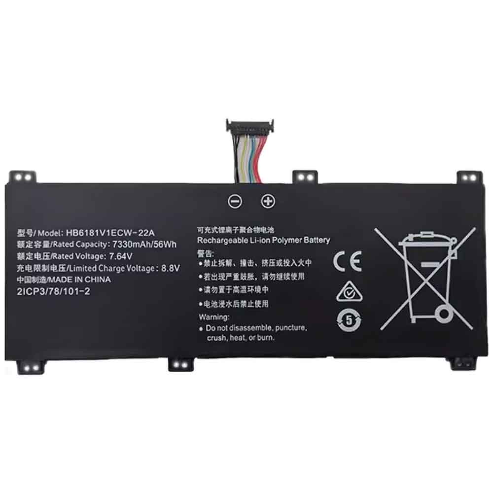 7.64V 7330mAh HB6181V1ECW-22A Laptop Battery for Honor HLY-W19RP HYLR-WFP9