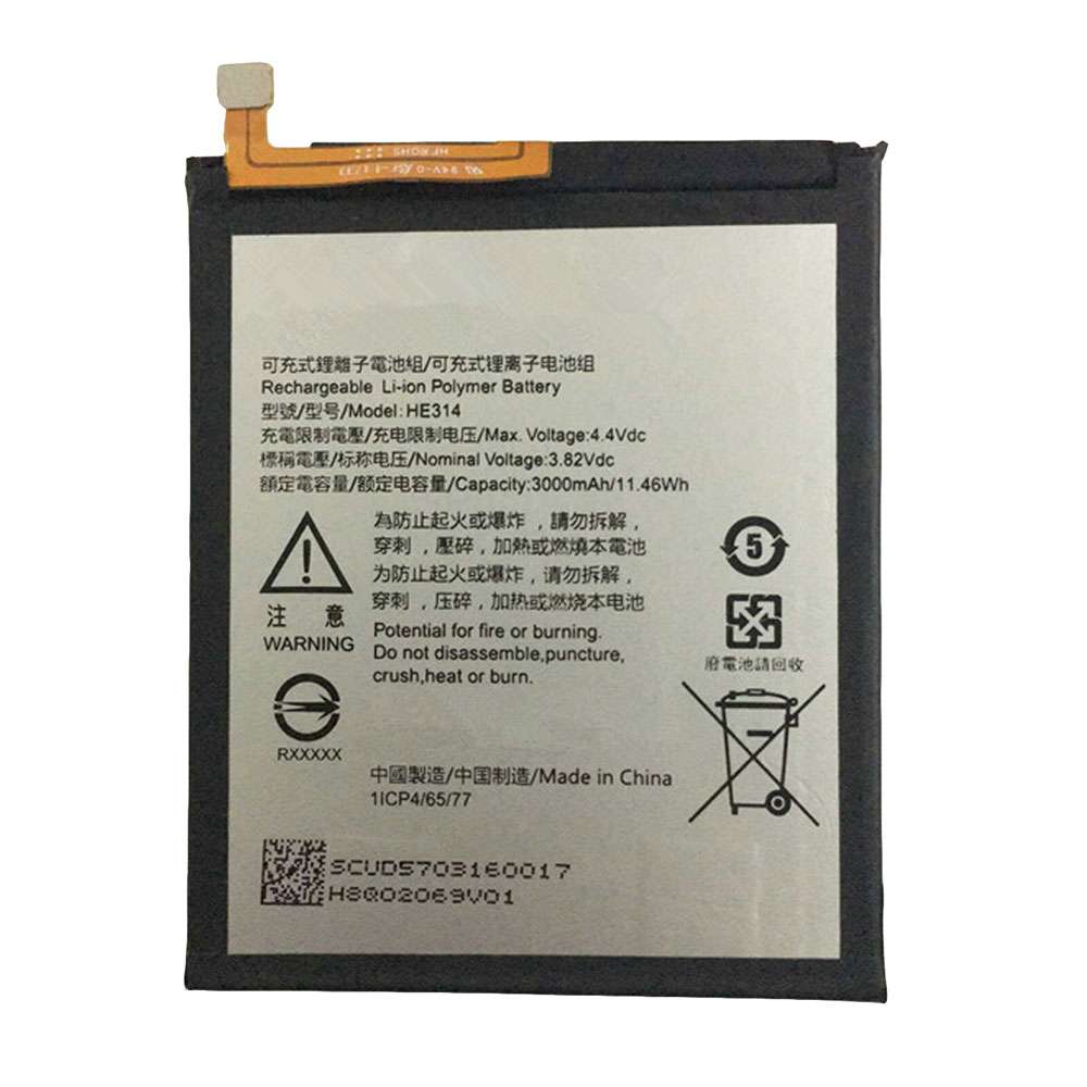 3.82V/4.4V 3000mah/11.46Wh SHARP AQUOS Z2 Replacement Battery