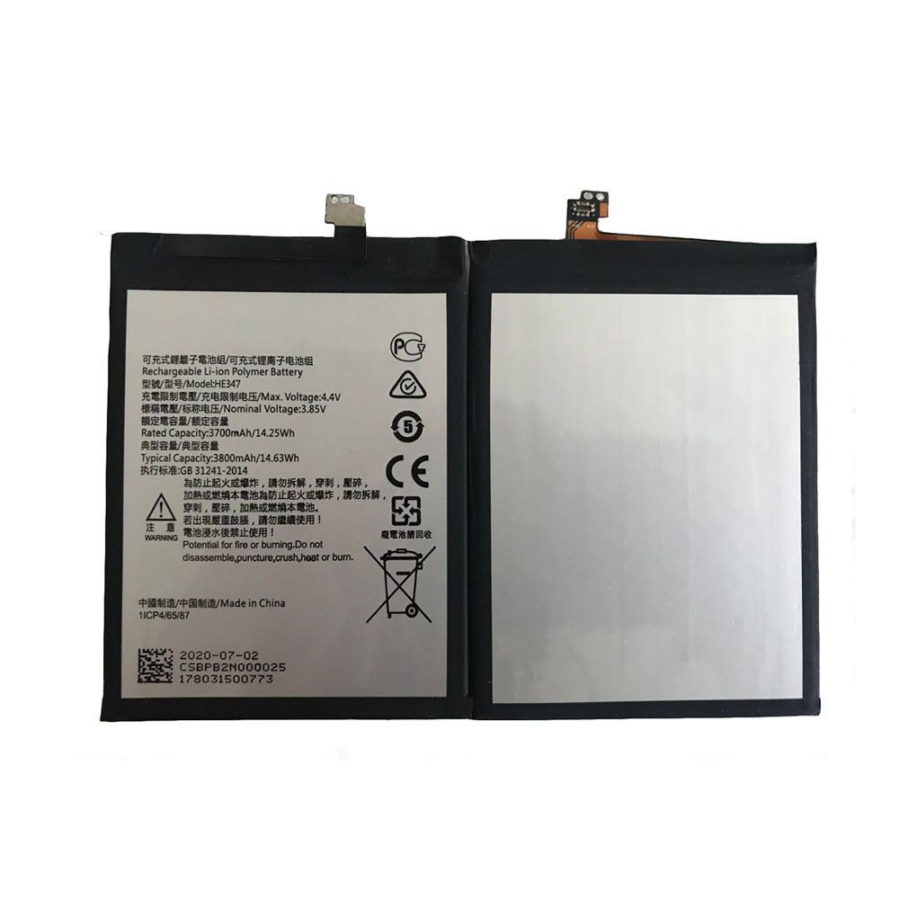3.85V 3700mAh HE347 Smartphone Battery for Nokia 7 Plus TA-1046 TA-1055