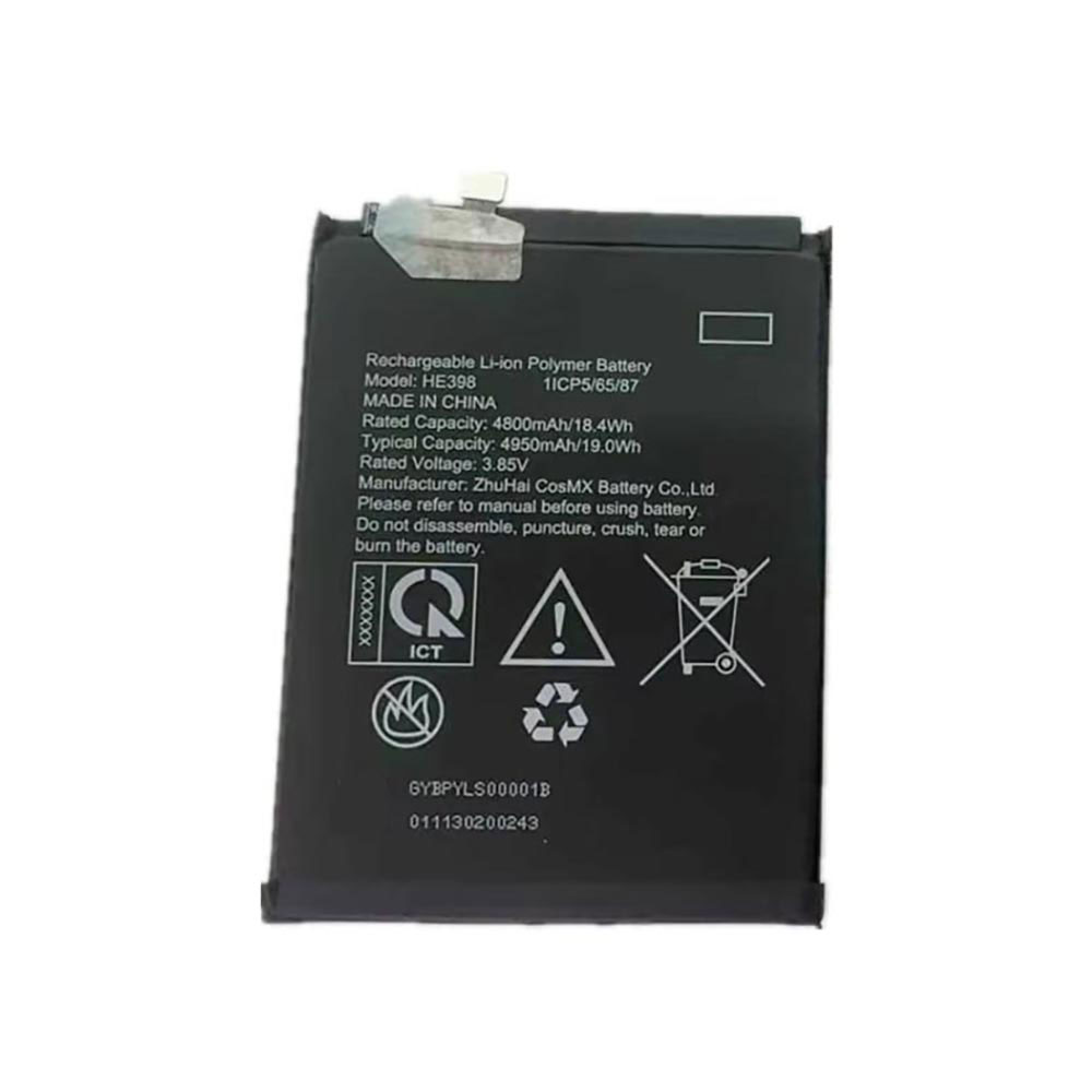 3.85V 4950mAh HE398 Smartphone Battery for Sharp HE398